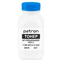 Тонер HP спеціальний HCS-S флакон, 30 г, блакитний Patron (PN-HCS-S-C-030)