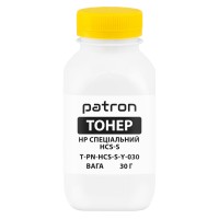 Тонер HP спеціальний HCS-S флакон, 30 г, жовтий Patron (PN-HCS-S-Y-030)