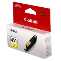 Картридж CLI-451Y 7 мл, жовтий Canon (6526B001) Картридж CLI-451Y 7 мл, жовтий Canon (6526B001)