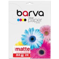 Фотопапір матовий 230 г/м2, А4, 20 арк Original Barva (IP-A230-204)