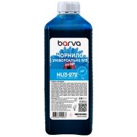 Чорнило для HP універсальне №3 1 л, водорозчинне, блакитне Barva (HU3-272)