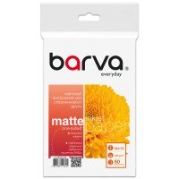 Фотопапір матовий 220 г/м2, 10x15 см, 60 арк Everyday Barva (IP-AE220-225) Фотопапір матовий 220 г/м2, 10x15 см, 60 арк Everyday Barva (IP-AE220-225)