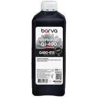 Чорнило для Canon GI-490 BK спеціальне 1 л, пігментне, чорне Barva (G490-615)