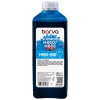Чорнило для HP 122/178/650/655 спеціальне 1 л, водорозчинне, блакитне Barva (H655-658)