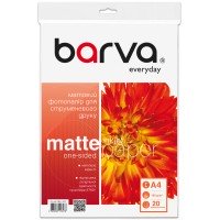 Фотопапір матовий 105 г/м2, A4, 20 арк Everyday Barva (IP-AE105-311)
