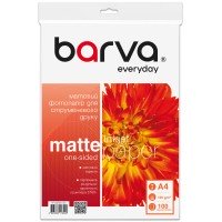 Фотопапір матовий 105 г/м2, A4, 100 арк Everyday Barva (IP-AE105-313)
