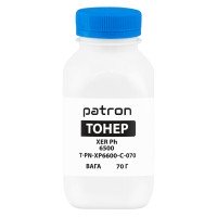 Тонер XER Ph 6600 флакон, 70 г, блакитний Patron (PN-XP6600-C-070)