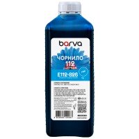 Чорнило для Epson 112 C спеціальне 1 л, водорозчинне, блакитне Barva (E112-826)