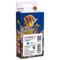 Картридж сумісний HP 920XL (CD972AE) 980 арк, блакитний Barva (IC-920XL-C)