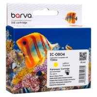 Картридж сумісний Epson T0804 (C13T08044010/C13T08044011) 620 арк, жовтий Barva (IC-0804) Картридж сумісний Epson T0804 (C13T08044010/C13T08044011) 620 арк, жовтий Barva (IC-0804)