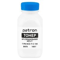 Тонер HP спеціальний HCS-T флакон, 100 г, блакитний Patron (PN-HCS-T-C-100)