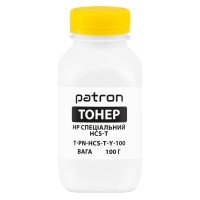 Тонер HP спеціальний HCS-T флакон, 100 г, жовтий Patron (PN-HCS-T-Y-100)