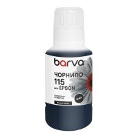 Чорнило для Epson 115 BК спеціальне 140 мл, OneKey, пігментне, чорне Barva (E115-871e)