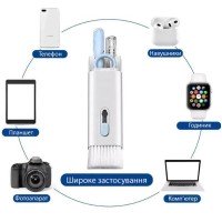 Багатофункціональний набір Xoko Clean 100 для чищення техніки, електроніки та гаджетів Синій
